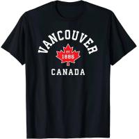ราคา Vancouver Canada Canadian Flag Maple Leaf Gift Tee T shirt (19023203526)