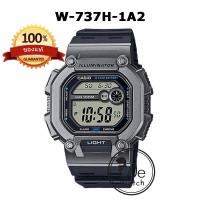 ราคา CASIO ของแท้ รุ่น W 735H W 737H W 737HX นาฬิกาผู้ชาย สายเรซิ่น DIGITAL รับประกัน1ปี W735H W735 W737 W735H (18993714700)