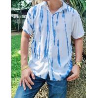 ราคา ชุดครอบครัวตรีมมัดย้อมครามแท้ผ้าดีสีสวยไม่ร้อน (19360192899)