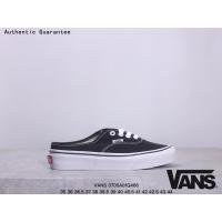 ราคา แวนส์ VANS Authentic Classic Black And White Low Top Slip On Canvas Shoes Genuine Outdoor Shoes รองเท้าผ้าใบ ได้ทั้งชายหญิง แฟชั่นสตรีท ระบายอากาศได้ รองเท้าผ้าใบ รองเท้าบุรุษและสตรี (20795418765)