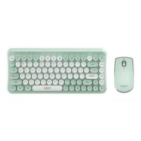 ราคา Anitech Wireless Keyboard Mouse Combo ชุดคีย์บอร์ดและเมาส์ไร้สาย สไตล์ Retro รุ่น OPA809 (17759686446)