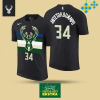 ราคา S 5XLเสื้อยืด ลายบาสเก็ตบอล Nba Milwauke BUCKS 34 Giannis Antetokounmpo (20491666641)
