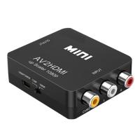 ราคา RCA to AV to Converter 1080P Mini RCA CVBS Video Audio Converter Adapter PAL NTSC for TV PC PS3 STB (20489267506)