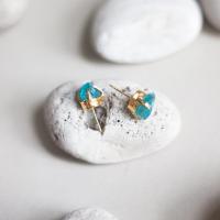 ราคา เครื่องประดับ Rock me jewelry รุ่น Rough earrings ต่างหู ทองเหลือง สีทอง (17112286431)