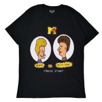ราคา เสื้อยืดพิมพ์ลาย Beavis And Butthead Press Start T shirt Distro S 5XL (21177477028)