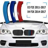 ราคา 3ชิ้น ABS คลิปแถบคิ้วสำหรับรถแข่งรถ BMW X3 2022 E83 F25 G01เมตรอุปกรณ์เสริมกระจังหน้า2021 2003 2019 2020 (20267068381)