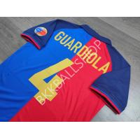 ราคา RETRO เสื้อฟุตบอลย้อนยุค Barcelona Home บาร์เซโลน่า เหย้า 1999 2000 พร้อมเบอร์ชื่อ 4 GUARDIOLA (20812981718)