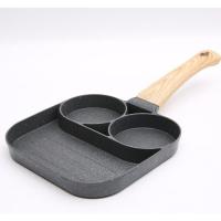 ราคา กระทะเคลือบหินแร่ กระทะเคลือบ กระทะสี่หลุม กระทะทอดไข่ดาว 4 หลุม ทอดง่าย ไม่ติดกระทะ ทำเมนูได้หลากหลาย สำหรับทั้งสเต็กและไข่ ด้ามจับกันความร้อน กระทะหนา 2 2 เซนติเมตร ความยาวรวมด้ามจับ 35 เซนติเมตร ใช