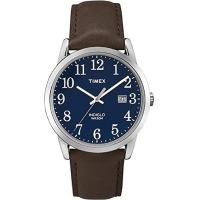 ราคา Timex Mens Easy Reader 38 mm Leather Strap Watch TW2P75900 (18982092864)
