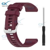 ราคา สายนาฬิกาข้อมือซิลิโคน C Kสายรัดข้อมือกันน้ำสำหรับ Garmin Descent G1สายนาฬิกาอัจฉริยะหัวเข็มขัดสแตนเลส (14728266024)