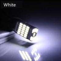 ราคา 2ชิ้นหลอดไฟสีขาวสำหรับรถยนต์ DC 12V T15 lampu belakang ถอยหลัง W16W สัญญาณเลี้ยว45 SMD 4014 CANbus หลอดไฟ LED (21170448778)