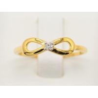 ราคา Happy Jewelry แหวนเพชรของแท้ แหวนอินฟินิตี้ INFINITY ความหมายดีๆ ที่ไม่มีที่สิ้นสุด ทองแท้ 9k 37 5 ขายได้ จำนำได้ ME550 (16837479753)