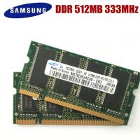 ราคา SAMSUNG SEC DDR DDR1 1GB 2pcsX512MB 333MHz PC 2700S 512MB notebook memory Laptop RAM SODIMM 333 for in for amd PC2700S (10441404594)
