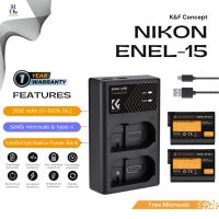 ราคา Nikon EN EL15 Battery charger for Nikon Z6 Z7 D7100 D7200 D850 D810 D800 D750 D600 แบตเตอรี่ และ ที่ชาร์จ ENEL15 (19668700229)