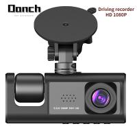 ราคา วิดีโอ3เลนส์กล้องติดรถยนต์ DVR 2หน้าจอขนาดนิ้วที่บันทึกสำหรับรถยนต์ HD กล้องติดรถมองกลางคืนรถยนต์ (18534512216)