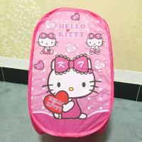 ราคา ตะกร้าใส่ผ้าพับเก็บได้คิตตี้ (17724260325)