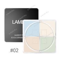 ราคา 4 ช่องแป้งคุมมัน LAMEILA ตลับใส่แป้งฝุ่น แป้งฝุ่นทรงสี่เหลี่ยม แป้งคุมมัน แป้งฝุ่นคุมมัน แป้งฝุ่นเนื้อเนียนละเอียด กันน้ำ กันเหงื่อ (20458551368)