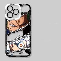 ราคา เคสสำหรับ Samsung Galaxy S20FE S20 FE A72 A73 G530 5G J2 J4 J7 J4ชั้นหนึ่ง J6บวก2018 Note 10 Lite S10 Plus Pro เคสโทรศัพท์อะนิเมะเรื่องวันพีช Luffy Zoro TPU ใสนุ่มย้อนยุคแนวแฟชั่นแบบ Ultra Couple ป้อง