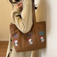 ราคา ความจุมากกระเป๋าผ้าใบการ์ตูนสนูปปี้กระเป๋านักเรียนสะพายกระเป๋าโท้ท (21173273704)
