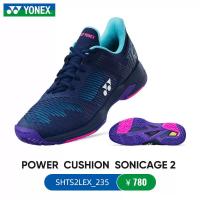 ราคา Yonex รองเท้าแบดมินตันรองเท้าเทนนิสผู้ชายผู้หญิงกีฬารองเท้าผ้าใบวิ่ง Power Cushion 2023 SHTE4 (17270292007)