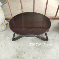 ราคา DR โต๊ะพับญี่ปุ่นแบบกลม โต๊ะพับญี่ปุ่นราคาถูกวัสดุไม้สัก ไม้สักทอง 70 70 35ซม ทำสีโอ๊คเข้ม (19872680282)