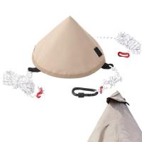 ราคา Tarp Rope Camping Tarp Adapter and Rope Waterproof Awnings Binding Fixator Canopy Buckle Strap Outdoor Tent Connection Accessories awesome (20869564862)