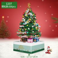 ราคา LOZ Christmas Gift Navida Mini Blocks New Year Assembled Building Block Toy Christmas Puzzle Assembly Model Decoration 1937 (20439993145)