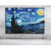 ราคา The Starry Night 1889 Vincent Van Gogh พิมพ์ผ้าใบ Vincent Van Gogh โปสเตอร์ Vincent Van Gogh ผ้าใบคืนดาว1ชิ้นมีกรอบด้านในหรือไร้กรอบ (19673722945)