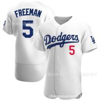 ราคา Dodgers 5 Blue Elite Freeman Embroidered Baseball Jersey MLB baseball Jersey (19349158584)