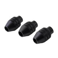 ราคา 3pc Multi Quick Change Keyless Chuck Dremel Grinder Shaft Chunk 0 3 3 2mm Three jaw Universal Tool Nut Flexible Drill Rotary U5B6 (19735283990)