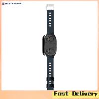 ราคา Broadfashion Smart Watch Bracelet Sports Color Screen 2 In 1 Smart Watch Bracelet Dual Bluetooth Headset (21048745941)