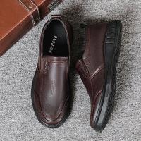 ราคา รองเท้าหนังสุภาพบุรุษ รองเท้าหนัง รองเท้าหนังสำหรับสุภาพบุรุษ ดีไซน์ทรงหัวแหลม ทันสมัยและดูดี Men Casual Shoes Leather Men Leather Shoes (19558043008)