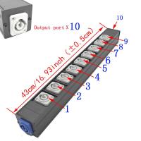 ราคา รางปลั๊กไฟ PDU Aluminum Box Enclosure NAC3MPA NAC3MPB C Power Chassis for Stage Light LED Connector 20A 250V (18494873169)