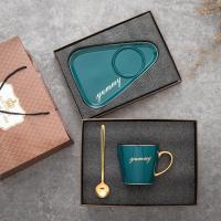 ราคา MODEMFASHION ชุดถ้วยกาแฟ ถ้วยกาแฟ แก้วกาแฟ ชุดแก้วกาแฟ แก้วเซรามิค แก้วน้ำ ชุดถ้วยน้ำชา สไตล์อังกฤษ พร้อมกล่องของขวัญ (18079660763)