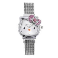 ราคา Kawaii Hello Kitty Watch โลหะวินเทจเพชรโบว์นาฬิกาข้อมือผู้หญิง Kawaii เด็กผู้หญิงวันเกิดการ์ตูนอะนิเมะนักเรียนสายแม่เหล็กของขวัญ (21171109332)