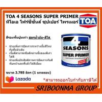 ราคา TOA 4 SEASONS ทีโอเอ โฟร์ซีซั่นส์ สีรองพื้นปูน ทับสีเก่า สูตรน้ำมัน สีใส ขนาด 3 785 ลิตร 1 แกลลอน (12047015629)