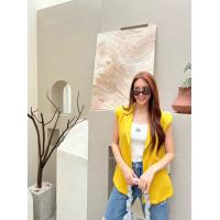 ราคา ป้าย ELF เสื้อเบลเซอร์ดีเทลบุฟองน้ำบ่า ตัวยาวคลุมสะโพก กระดุมปั๊ม 1 เม็ด ผ้าดี ใส่คลุม หรือ ใส่ตัวเดี่ยวก็ดีค่ะ (20282552557)