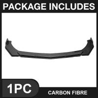 ราคา หน้าจอบ ABS กันชนหน้าสำหรับรถยนต์5ชิ้น เซ็ตตัวกระจายขอบกันชนสองชั้นสีดำ คาร์บอนไฟเบอร์ (17467233840)