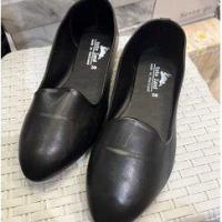 ราคา รองเท้าคัทชูส้นเตี้ย รองเท้านักศึกษา เบอร์ 36 42 ใส่ทำงานสุภาพ กำมะหยี่ หนังดำ พร้อมส่ง (19758663572)