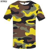 ราคา เสื้อยืดลายพรางสีส้ม KYKU สำหรับผู้ชายและผู้หญิงเสื้อยืดลายพรางเสื้อยืดลำลองทหารเสื้อเชิ้ตหลากสีเสื้อสไตล์อานิเมะ3d พิมพ์ลายเสื้อกอธิค (19627068319)
