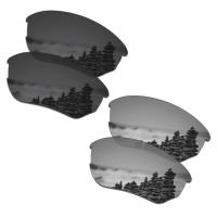 ราคา เลนส์อะไหล่โพลาไรซ์2คู่สำหรับ Oakley Flak Beta OO9363 Flak Beta Asian OO9372กรอบแว่นกันแดดเอเอฟ ติดตั้งได้ง่าย ใส่ได้พอดี ป้องกันรังสียูวี100 ดำ เงิน (20331961665)