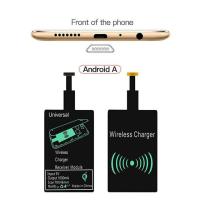ราคา Wireless Charger Receiver Support Type C MicroUSB Fast Wireless Charging Adapter For iPhone5 7 Android phone Wireless Charge (20000542318)
