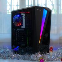 ราคา G10 KK ATX TG Tempered Glass Case Tsunami RGB ไฟ RGB สวยงามมีกระจกแข็งแรง เคสเปล่า ฝากระจก แถมพัดลม (19408709408)