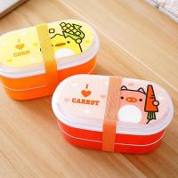 ราคา กล่องข้าว กล่องข้าวสำหรับเด็ก กล่องข้าว 2 ชั้น สีฟ้า (12156900703)