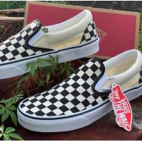 ราคา 7 All Vans Slip On รองเท้าผ้าใบแวน ลายไฟ แท้100 พร้อมส่ง สินค้ามีกล่อง (20417837051)