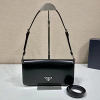 ราคา Prada Brushed leather Prada Femme bag Shoulder Bag (21228298975)