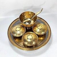 ราคา ชุดตักบาตร ชุดชามฝาทองเหลืองตอกลาย 4 นิ้ว ถาดโปร่งขาฉลุ 12 นิ้ว ขันตักบาตรตอกลาย 5 นิ้ว ทัพพี (6578864235)