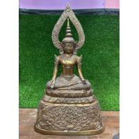 ราคา รูปหล่อ พระศรีอริยเมตไตรย์ ขนาดบูชา วัดไลย์ จ ลพบุรี ปี2528 เนื้อทองเหลือง รมดำ (13921792839)