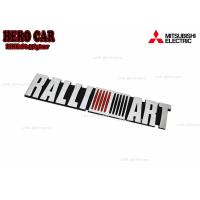 ราคา โลโก้ LOGO RALLIART สีเงินขอบดำ โลหะ ติดรถยนต์ MITSUBISHI ได้ทุกรุ่น ขนาดความยาว16 8cmกว้าง 3cm (7989702555)