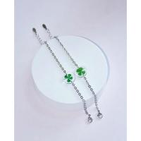 ราคา สร้อยข้อมือใบโคลเวอร์ clover สร้อยข้อมือดอกไม้จริง (19185866101)
